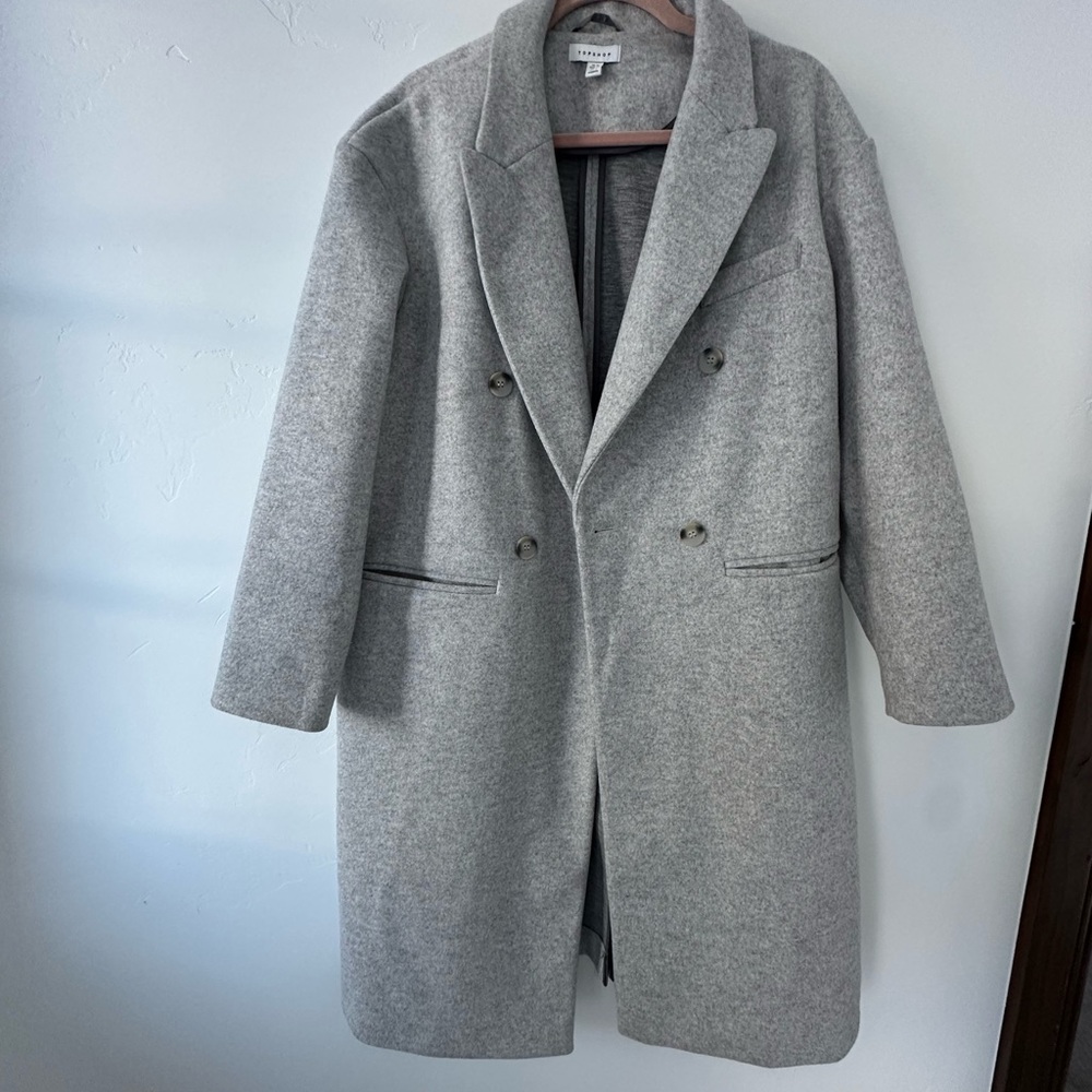 Topshop peacoat